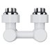 Запорная арматура Royal Thermo Узел нижнего подключения Design угловой 1/2"х3/4" EK (белый) — миниатюра 3