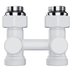 Запорная арматура Royal Thermo Узел нижнего подключения Design прямой 1/2"х3/4" EK (белый) — миниатюра 3