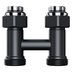 Запорная арматура Royal Thermo Узел нижнего подключения прямой 1/2"х3/4" EK (черный) — миниатюра 5