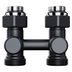 Запорная арматура Royal Thermo Узел нижнего подключения прямой 1/2"х3/4" EK (черный) — миниатюра 3