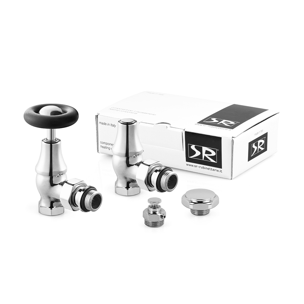 SR Rubinetterie Комплект угловых вентилей Old Style 1/2 Хром арт. K390-1500C000