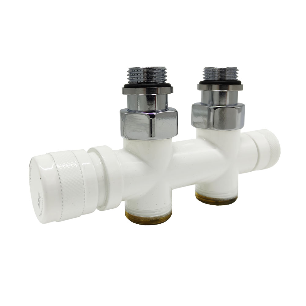 SR Rubinetterie Узел нижнего подключения прямой Tondera 1/2"х3/4"Е Белый 0682-1500VCEA