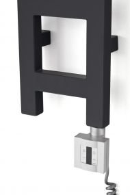 Полотенцесушитель электрический Terma Easy 1280-200 Metallic Black — фото 6
