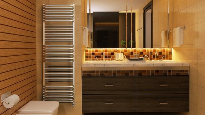 Полотенцесушитель электрический Terma Pola 1180-600 белый — фото 4