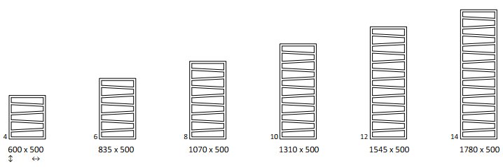 Полотенцесушитель электрический Terma Zigzag 1070-500 белый — фото 8