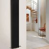 Радиаторы стальные трубчатые Zehnder CH 2180 2-трубки боковое подключение RAL 9217 matt Черный