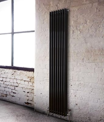 Радиатор стальной трубчатый Zehnder Charleston 2180/14 секции 1270 черный боковое подключение — фото 4