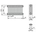 Радиатор стальной трубчатый Zehnder Charleston 3057/28 секции 1270 боковое подключение — миниатюра 9