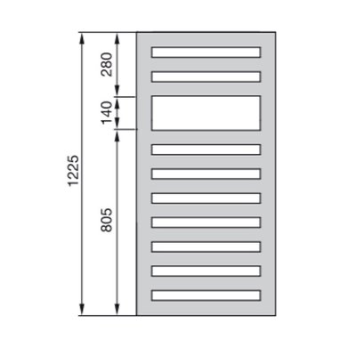Полотенцесушитель электрический Zehnder Metropolitan Spa METE-120-050/GD белый — фото 5