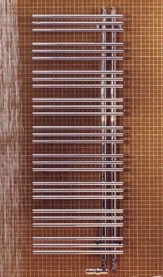 Полотенцесушитель электрический Zehnder Yucca Asymmetric YAEC-130-40 L (YAECL-130-40/GD) — фото 1