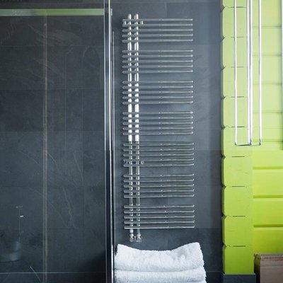 Полотенцесушитель водяной Zehnder Yucca Star YASC-180-050 хром — фото 2